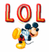 LOL with mickey - mickey-mouse icon