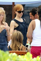 Nicole on the set of Just Go With It w/ Jennifer Aniston - nicole-kidman photo