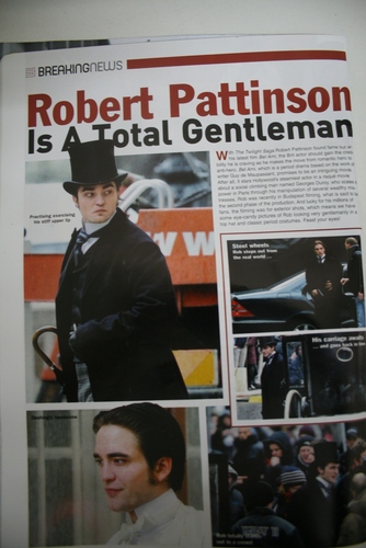 Robert Pattinson and Bel Ami in Galaxie Magazine