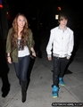 Candids > 2010 > Justin & Miley Dinner at Ari-Ya, Beverly Center; (May 10th) - justin-bieber photo