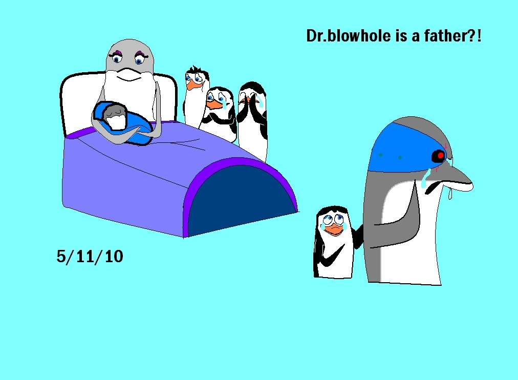 Drblowhole Is A Father Los Pinguinos De Madagascar Fan Art