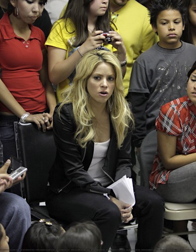 Shakira at the Carl Hayden Youth Center in Phoenix - April 29 