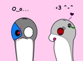 nori loves blowhole?! O_o...cute! XD - penguins-of-madagascar fan art