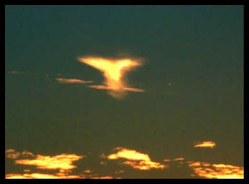 And a sunset Angel to say goodnight & good morning!