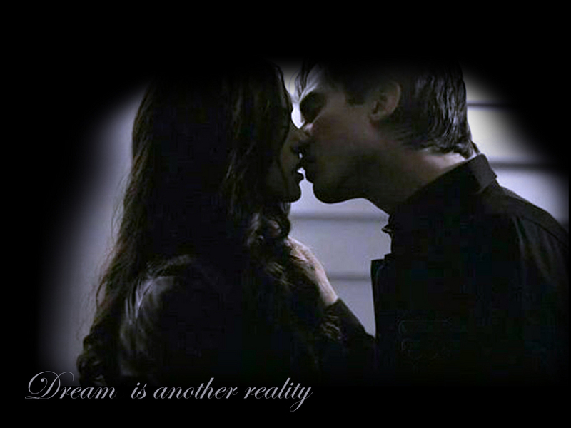 Damon\Elena(Katherine) - The Vampire Diaries TV Show Wallpaper (12244400) - 