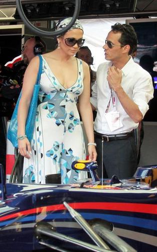  Jennifer Lopez and Marc Anthony: F1 Grand Prix Pair