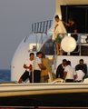 Jennifer & Marc visiting the Mittal family on their yacht. - jennifer-lopez photo