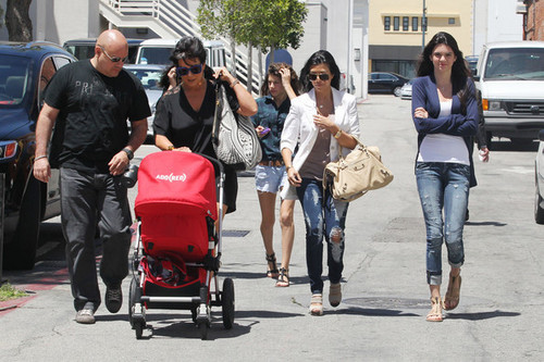  Kourtney Kardashian and Family in Beverly Hills (May 1st)