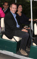 Lisa Edelstein, Hijacking A Golf Cart, with Hugh Laurie & Peter Jacobson - house-md photo