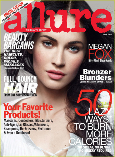 Megan Fox Covers ALLURE June 2010