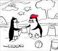 Skipper in a sandbox - penguins-of-madagascar fan art