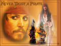 pirates-of-the-caribbean - captain jack wallpaper