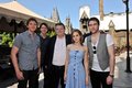 Emma Watson, Matt Lewis, Phelps twins & Robbie Coltrane visit Harry Potter theme park  - harry-potter photo
