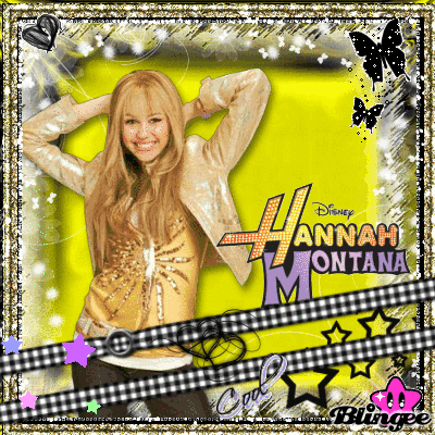 Hannah Montana Blingee made by Harshita
