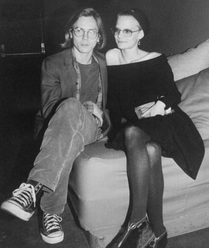  Martha Plimpton and River Phoenix in Black and White