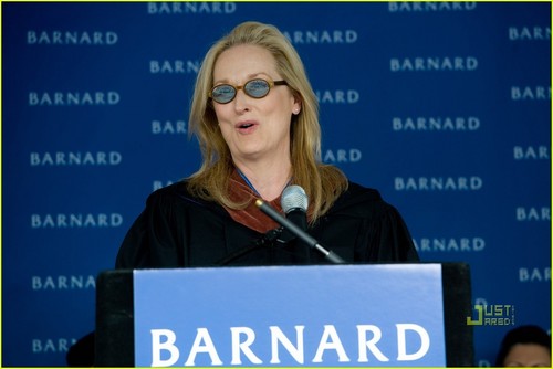 Meryl Streep: Barnard College's Commencement Speaker!