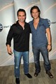 Nestor Carbonell and Henry Ian Cusik et ABC Summer Press Junket - lost photo