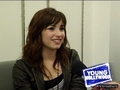 Young Hollywood Interview at the Citadel Outlets - demi-lovato screencap