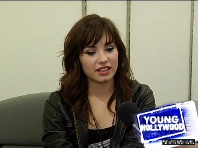 Young Hollywood Interview at the Citadel Outlets Demi Lovato Image 