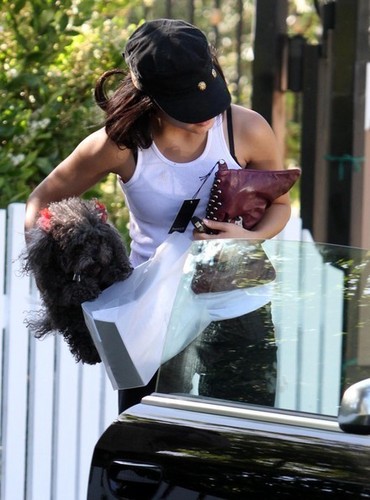  Actress Vanessa seen leaving a dog park in LA (May 21st 2010)