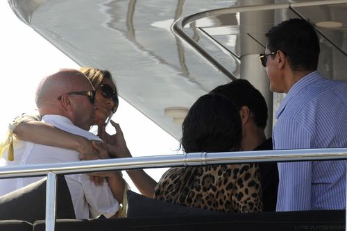 Jennifer & Marc Yatching with Stefano Gabbana & Dominico Dolce 5/23/10