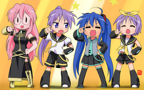  Lucky star, sterne Vocaloid Cosplay