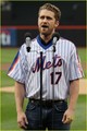 Matthew Morrison: National Anthem at Mets Game! - glee photo
