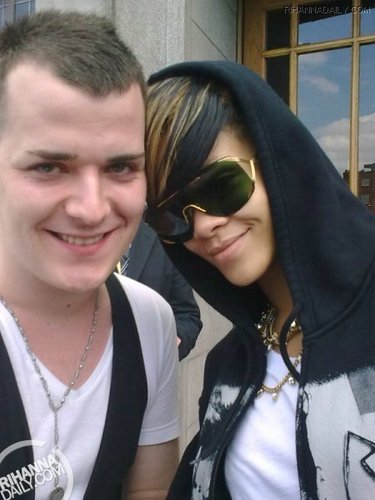 With fan in Dublin, Ireland - May 23, 2010