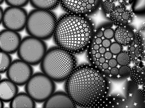  black and white fractals