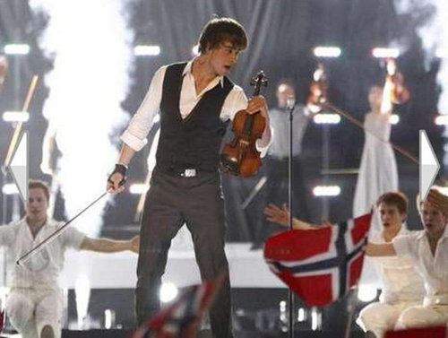  Alex at the eurovision song contest 2010