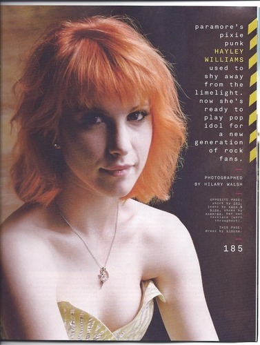  Hayley in NYLON magazine