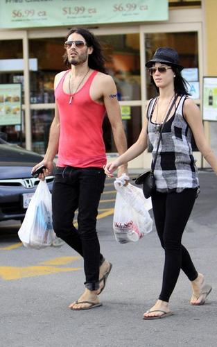  Katy Perry and Russell Brand out in LA (March 21)