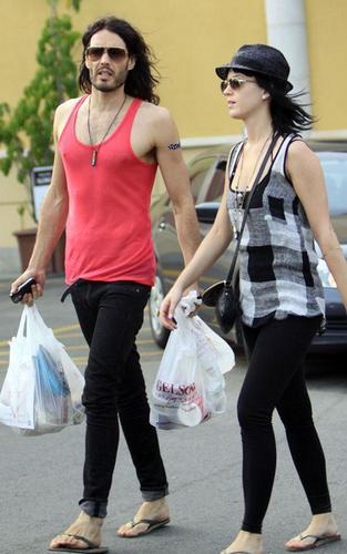  Katy Perry and Russell Brand out in LA (March 21)