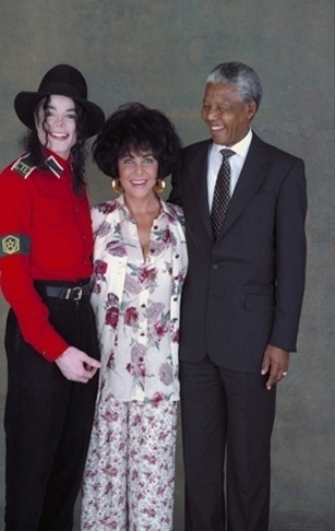  Mike with Liz Taylor!