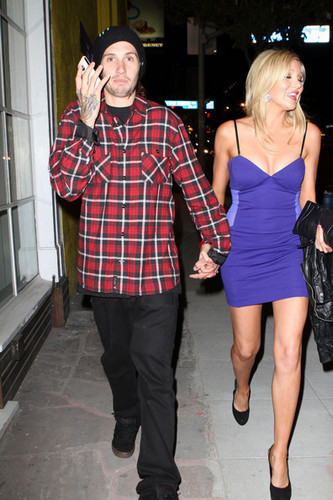 Stephanie Pratt and her boyfriend out at the Viper Room in West Hollywood (25/5/2010)