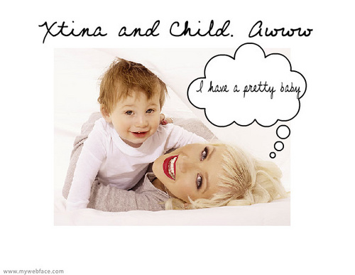  Xtina and Child. For Hazal