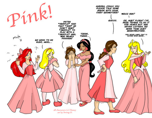  berwarna merah muda, merah muda princesses