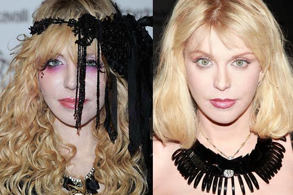 before and after makeovers pictures. Courtney Love(Before
