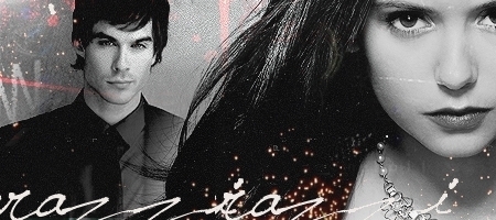  Damon & Elena Banner