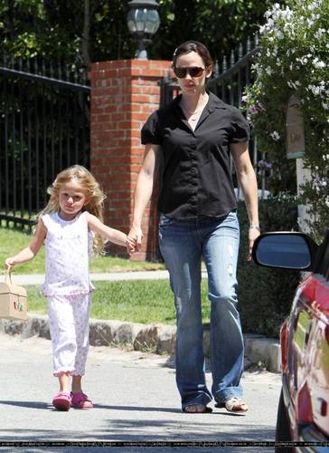 Jen and Violet out for a walk!