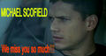 Michael Scofield - We miss you so much - prison-break fan art