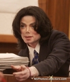 Michael at the court - michael-jackson photo