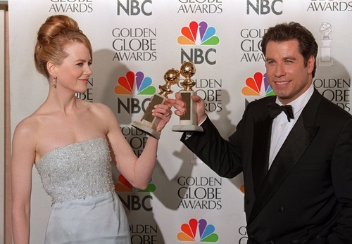  Nicole Kidman and John Travolta Golden Globes 1996