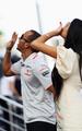 Nicole Scherzinger with Lewis Hamilton at the F1 Grand Prix in Istanbul (May 29) - celebrity-couples photo