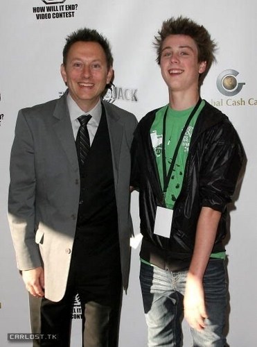  Sterling Beaumon and Michael Emerson @ Lost Finale Party