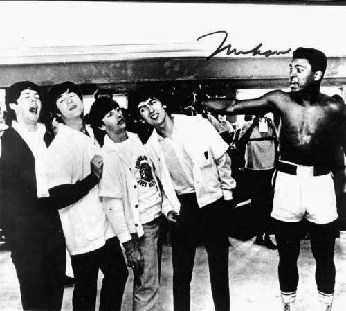  The Beatles with Muhammad Ali