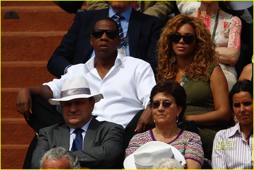  Beyonce: French Open with Jay-Z!