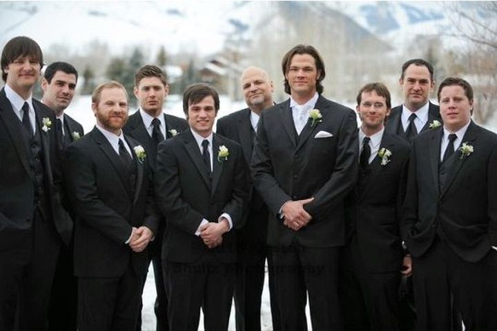 Jensen at Jared's wedding 