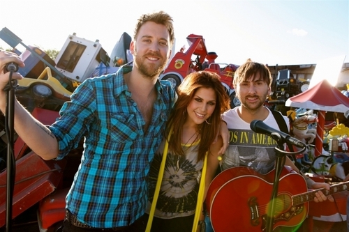 Lady Antebellum One kind of Love Video shoot:)
