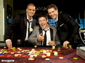 Mark, Cory & Mattew Casino Night - glee photo